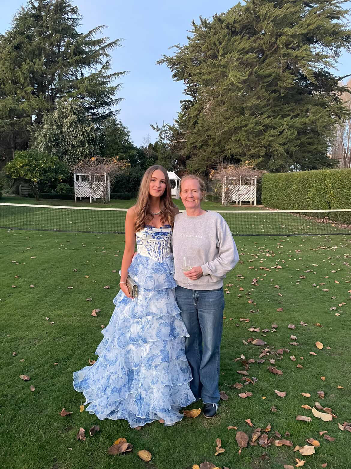 Organza ball gown