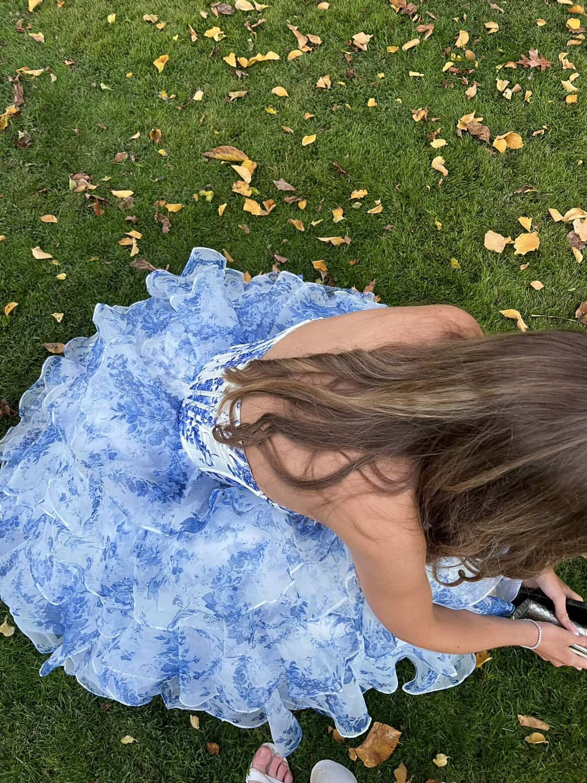 Organza ball gown