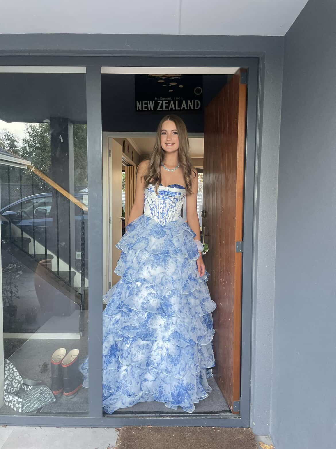 Organza ball gown