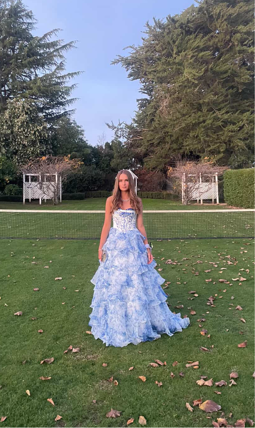 Organza ball gown