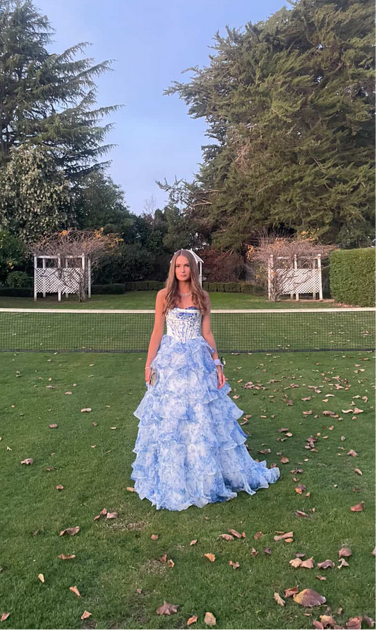 Organza ball gown