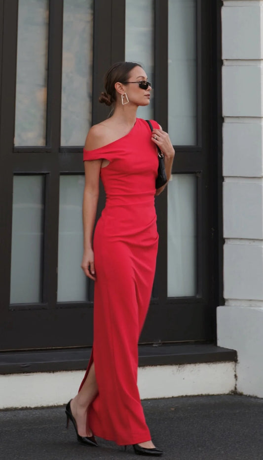 Lilah Maxi Dress - Red