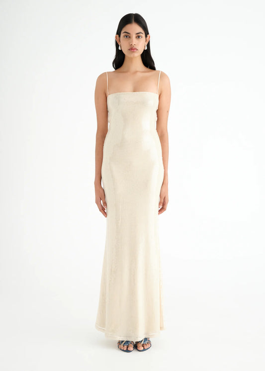 Juliano Sequin Slip Dress